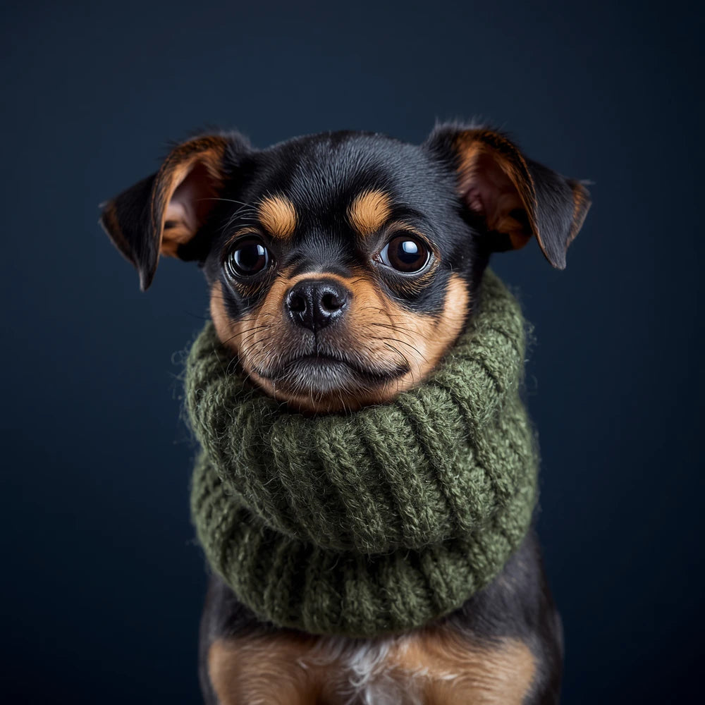 Woolen Puppy Scarf